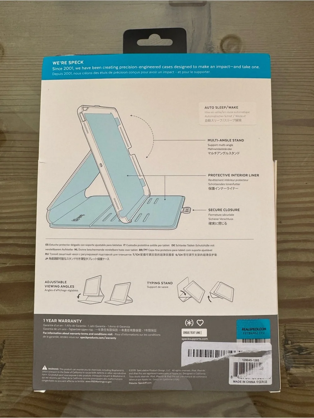 New speck iPad Air 2019 10.5 inch iPad Pro 10.5 inch folio cover Plum/Purple